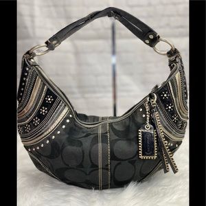 Black coach purse